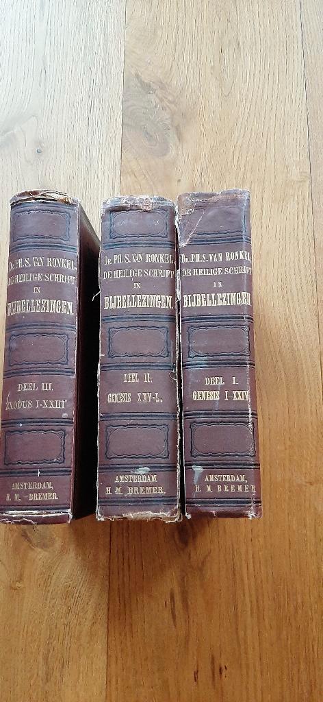 De Heilige Schrift in Bijbellezing 3 dln, dr.Ph.S.v. Ronkel, Boeken, Godsdienst en Theologie, Gelezen, Christendom | Protestants