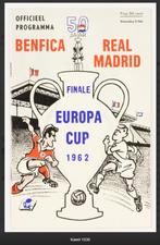 Programma boekje finale Benfica - Real Madrid 1962, Ophalen of Verzenden, Gebruikt, Buitenlandse clubs, Boek of Tijdschrift