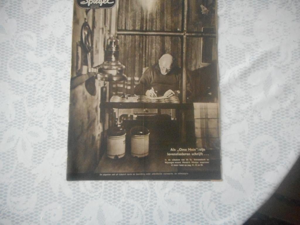 Nijmegen. Hendrik Hintjes. Levensliederen. 1955., Ophalen of Verzenden, 1940 tot 1960, Nederland, Knipsel(s)