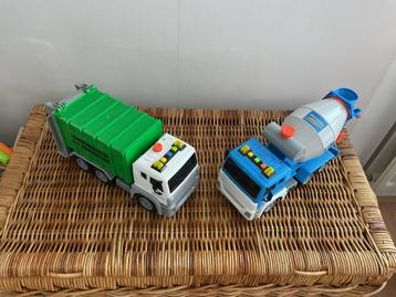 Betonmolen & Vuilnisauto met Licht en Geluid beschikbaar voor biedingen