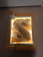 Sinterklaas surprise chocoladeletter S met licht, Ophalen of Verzenden, Nieuw
