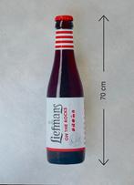 Reclamebord Liefmans bier fles groot, 17x70cm, aluminium, Ophalen of Verzenden, Nieuw, Reclamebord