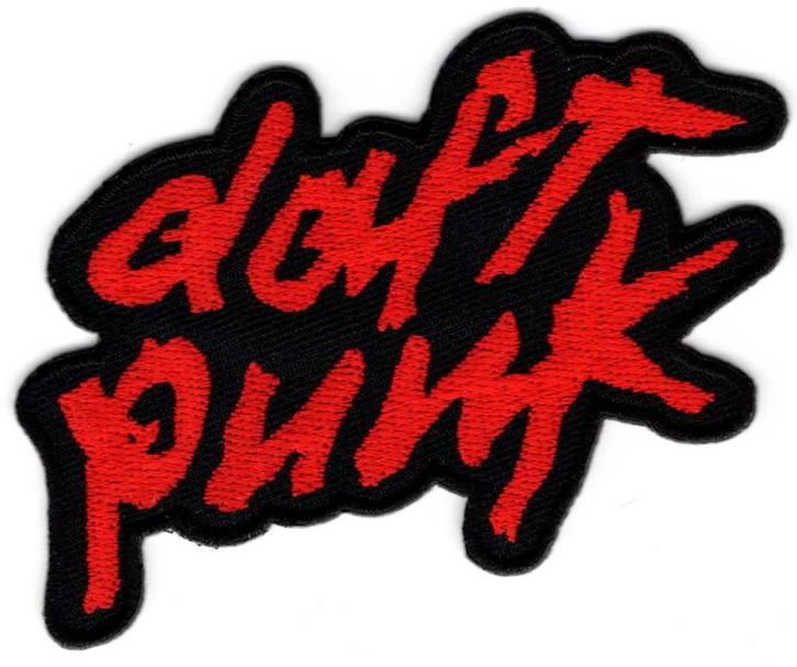 Daft Punk stoffen opstrijk patch embleem, Verzamelen, Muziek, Artiesten en Beroemdheden, Nieuw, Kleding, Verzenden