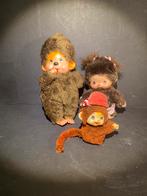 3 originele Monchhichi Sekiguchi poppen, Verzamelen, Poppen, Ophalen of Verzenden, Gebruikt, Pop