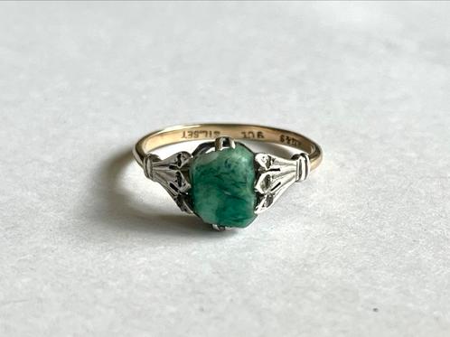 Antieke ring circa 1900 goud zilver, Sieraden, Tassen en Uiterlijk, Antieke sieraden, Ring, Goud, Met edelsteen, Ophalen of Verzenden