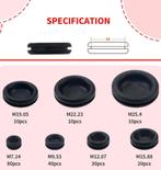 YIXISI 200 Pieces 7 Sizes Rubber Grommets, Ophalen of Verzenden, Nieuw