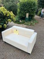 Wit bankstel voor 2 personen - gratis, Huis en Inrichting, Ophalen, Zo goed als nieuw