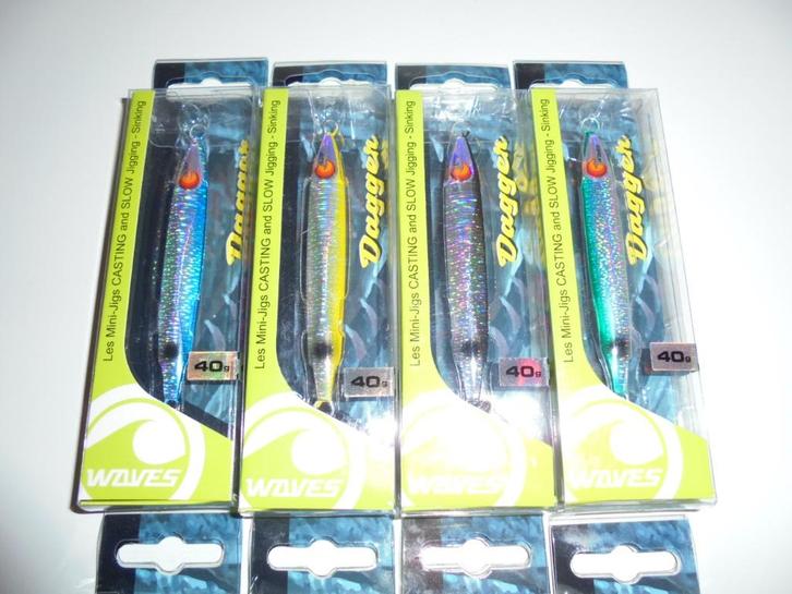 Waves Dagger Mini Jigs Casting Spinning en Jigging 40-20-10g, Watersport en Boten, Hengelsport | Zeevissen, Nieuw, Overige typen