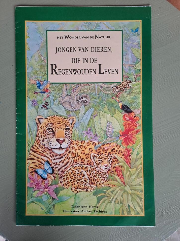 2x Wonder van de Natuur - Dierenjongen (1994), Boeken, Kinderboeken | Jeugd | onder 10 jaar, Ophalen of Verzenden