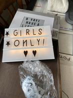 Te kp lightbox lichtbox met letters en tekens, Huis en Inrichting, Woonaccessoires | Tekstborden en Spreuken, Ophalen of Verzenden