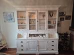 Brocante witte servieskast / buffetkast - 190cm breed, Huis en Inrichting, Kasten | Buffetkasten, Ophalen, Gebruikt, Met deur(en)