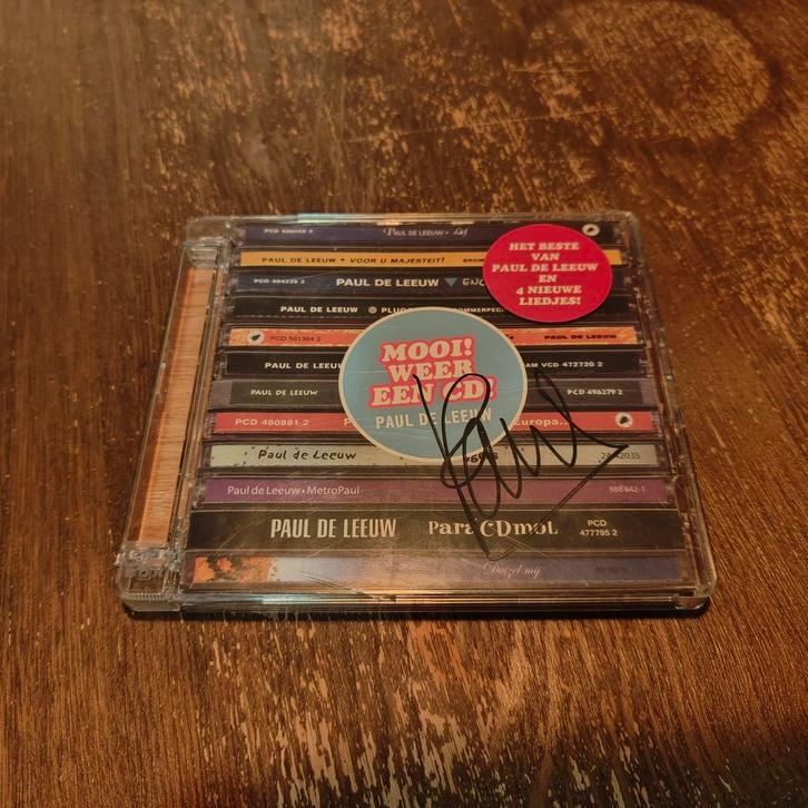 Gesigneerde Paul de Leeuw CD, Cd's en Dvd's, Cd's | Nederlandstalig, Ophalen of Verzenden