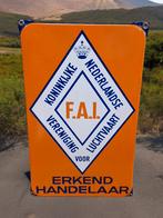 Pracht emaille tekstbord uit de luchtvaart branche🛩, Reclamebord, ., Ophalen of Verzenden, Zo goed als nieuw