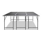 NIEUW | Behangtafel inklapbaar en in hoogte verstelbaar 3 st, 75 m² of meer, Zwart, Verzenden