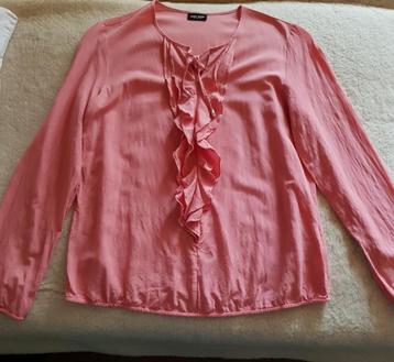Vintage roze blouse.  beschikbaar voor biedingen