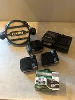 Hikoki accu ‘s met lader en lamp, Ophalen of Verzenden, Gebruikt