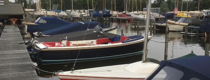 Leuke blauwe sloep te koop, Watersport en Boten, Sloepen, Gebruikt, 10 tot 30 pk, 3 tot 6 meter, Binnenboordmotor, Diesel, Polyester