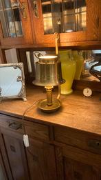 Oude zware messing wand of staande lamp, Antiek en Kunst, Antiek | Lampen, Ophalen of Verzenden