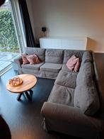 Ikea Ektorp 4-zits bank - Donkergrijs, Huis en Inrichting, Ophalen, Gebruikt, Rechte bank, Stof