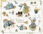 Vera de Muis in de tuin, Hobby en Vrije tijd, Borduren en Borduurmachines, Ophalen of Verzenden, Zo goed als nieuw