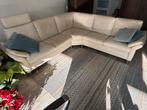 Crème-wit leer, Gebruikt, Minder dan 75 cm, Hoekbank, Leer
