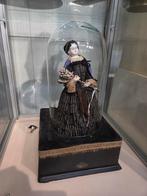 Antieke Speeldoos met Pop, ca. 1880, Antiek en Kunst, Ophalen of Verzenden