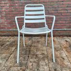 Antraciet metalen tuinstoelen 4stuks, Tuin en Terras, Ophalen, Gebruikt, Metaal