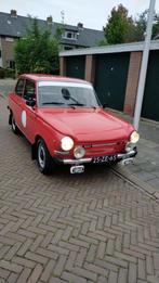 DAF 46 0.8 automaat 1976 rood, Auto's, Automaat, Achterwielaandrijving, Zwart, Origineel Nederlands
