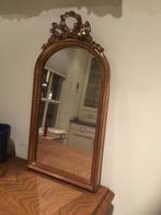 Brocante kleine kuifspiegel, in goudkleur, Ophalen of Verzenden