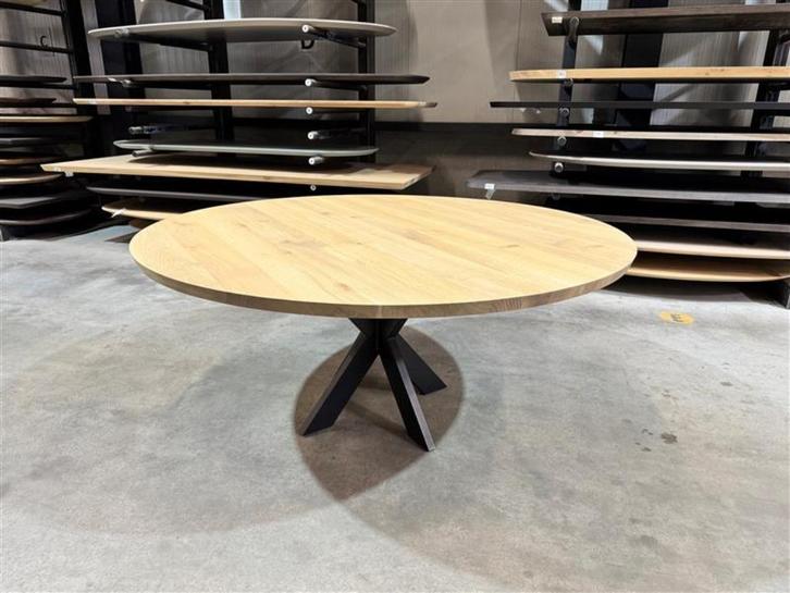 Ronde eettafel | Table du sud, Huis en Inrichting, Tafels | Eettafels, Zo goed als nieuw, 150 tot 200 cm, 150 tot 200 cm, Vijf personen of meer