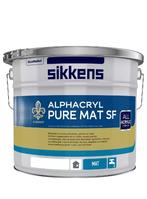 Sikkens Alphacryl Pure mat SF  TE KOOP !, Doe-het-zelf en Verbouw, Verf, Beits en Lak, Ophalen, Wit, Nieuw, Verf