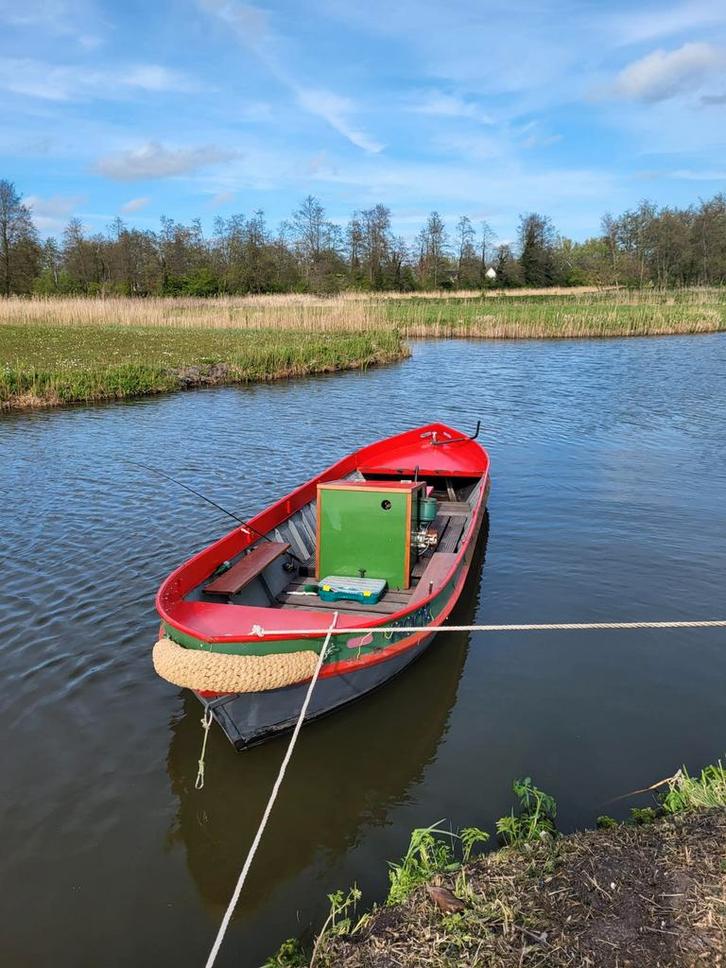 Kolenschuit, vlet, akkerschuit, sloep,stalen vlet, bootje, Watersport en Boten, Motorboten en Motorjachten, Gebruikt, Staal, Tot 6 meter
