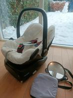 Maxi Cosi Pebble + FamilyFix + Spiegel, Kinderen en Baby's, Autostoeltjes, Ophalen, Gebruikt, Zijbescherming, Isofix