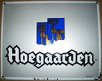 Emaille Hoegaarden reclame bord Emaillerie Belge, Verzenden, Gebruikt, Reclamebord