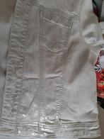 Lichtgrijs spijkerjasje met zilver, Promiss, Maat 46/48 (XL) of groter, Ophalen of Verzenden, Jasje