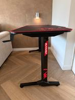 Blitzwolf Gaming Bureau Zwart/Rood + Placemat, Huis en Inrichting, Bureaus, Ophalen, Zo goed als nieuw