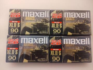 Maxell XLII-S 90 cassettes 4 stuks XLIIS90 beschikbaar voor biedingen