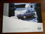 De Nieuwe Nissan Micra 2003 34 pag., Boeken, Auto's | Folders en Tijdschriften, Nissan, Zo goed als nieuw, Verzenden