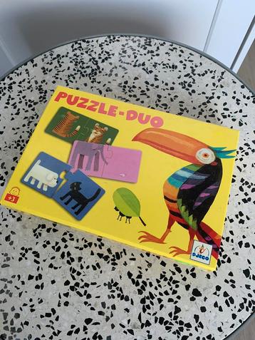 Djeco duo dieren puzzel beschikbaar voor biedingen