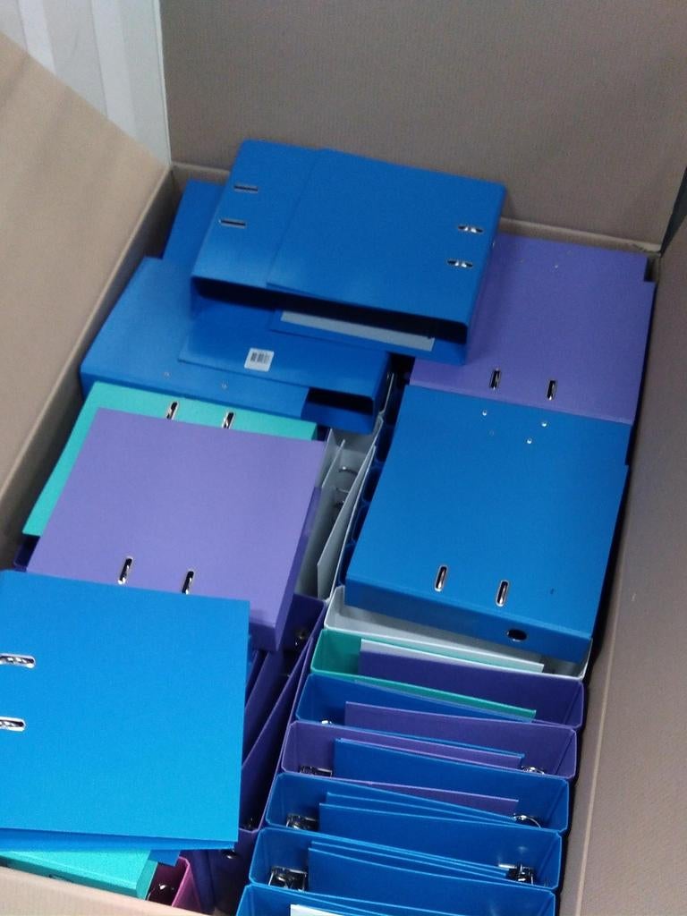 80 mappen aangeboden in zeer goede staat, Diversen, Ophalen of Verzenden, Zo goed als nieuw