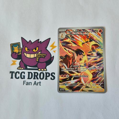 Ethan's Typhlosion 190/182 Destined Rivals, Hobby en Vrije tijd, Verzamelkaartspellen | Pokémon, Nieuw, Losse kaart, Ophalen of Verzenden