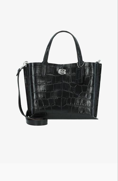 Originele Coach Willow Tote 24 Zwart crossbody tas, Sieraden, Tassen en Uiterlijk, Tassen | Damestassen, Zo goed als nieuw, Schoudertasje