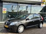 Dacia Sandero 1.2 Ambiance Airco Elek.Pakket Trekhaak NAP NL, Euro 5, Stof, Gebruikt, Zwart