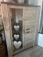 Satriani vitrinekast, Huis en Inrichting, Ophalen, 100 tot 150 cm, Zo goed als nieuw, 150 tot 200 cm