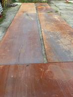 Stalen rijplaten, Doe-het-zelf en Verbouw, Metalen, Ophalen of Verzenden