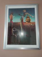 Dali reproducties - Set van 2 - Zilverkleurige Lijsten, Antiek en Kunst, Kunst | Litho's en Zeefdrukken, Ophalen