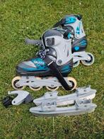 Nijdam skeelers tevens schaatsen verstelbaar 35 t/m 38, Overige merken, Verstelbaar, Ophalen of Verzenden, Zo goed als nieuw