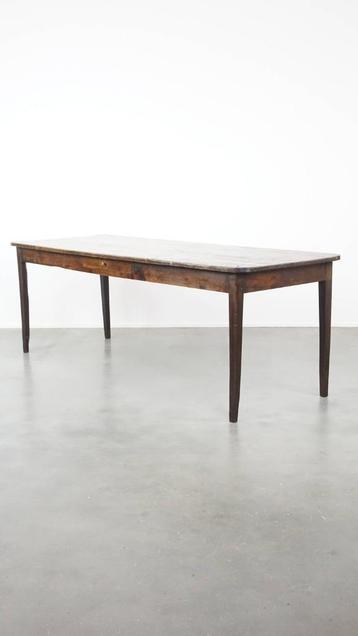Karaktervolle Engelse antieke pinewood country eettafel beschikbaar voor biedingen