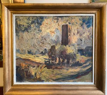 Frits Giltay (1907-1970) - Landschap met toren beschikbaar voor biedingen