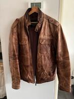 Goosecraft leren jas - Maat L, Ophalen, Gedragen, Maat 52/54 (L), Bruin